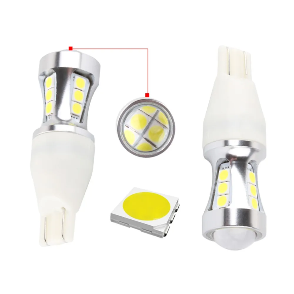 2Pcs W16W Led Light T15 Led Signal Lights 1000LM Wedge Reverse Lights Canbus NO Error 921 912 Car Light Bulbs Auto Lamp 6000K