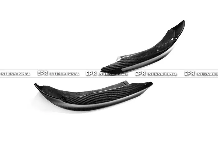 Car Styling For BMW E92 2pcs Real Carbon Fiber Front Lip