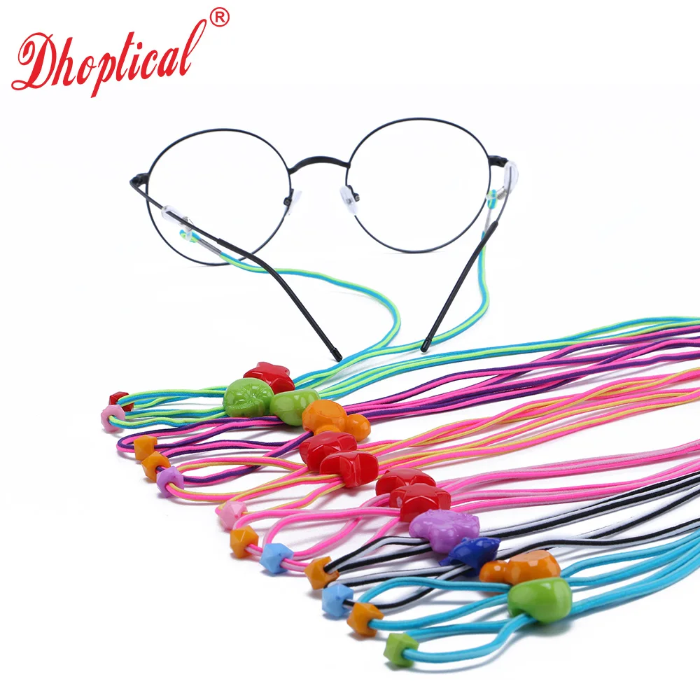 12pcs eyewear cord for children eyeglasses holder avoid glasses slip double color wholesale by dhoptical