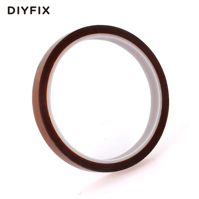 DIYFIX 10 ملليمتر × 33 متر شريط بوليميد مقاومة للحرارة عالية درجة الحرارة لاصق العزل الشريط ل BGA PCB SMT