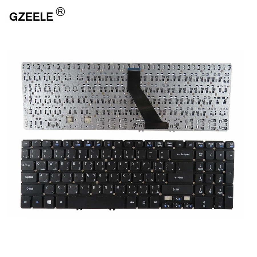 GZEELE Arabic laptop Keyboard for acer V5-571PG V5-531P V5-531 V5-551 M3-581G M3-581PTG MS2361 AR black