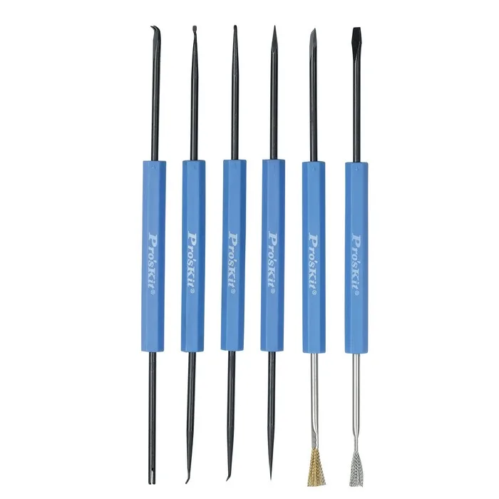 Pro'skit 6 Pcs/Lot Specialized Tools for Soldering Assisting Rods for P.C.BOARD Soldering Work