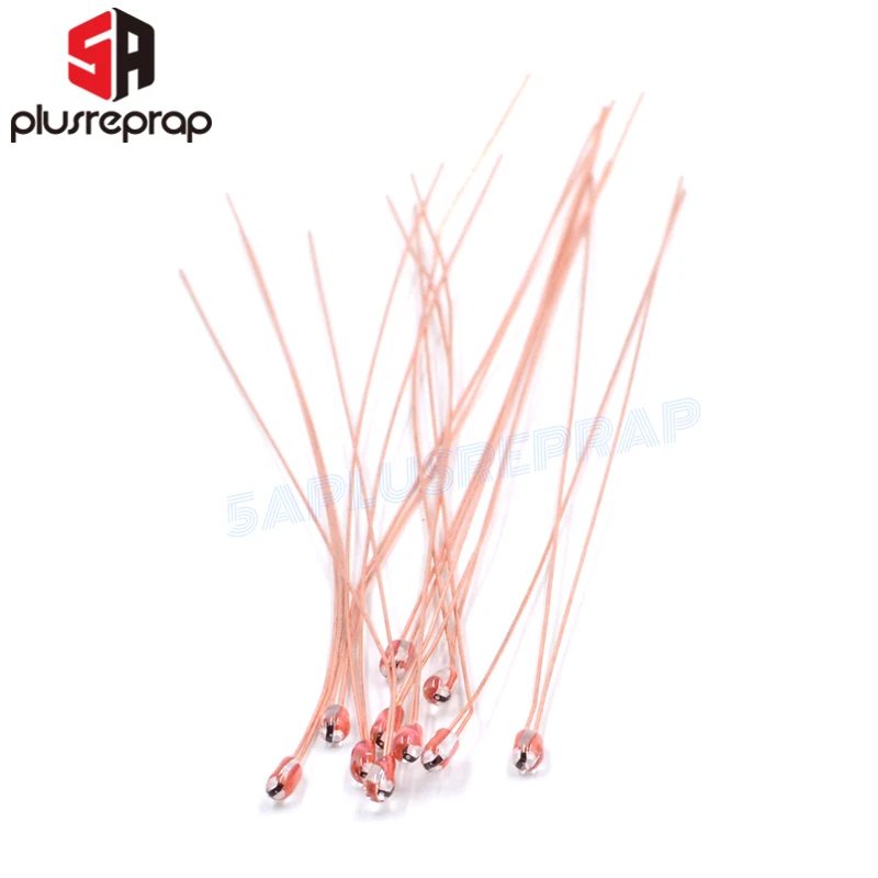 10pcs/lot 3950 Thermistors 100K OHM NTC for 3D Printer Reprap Mend Wholesale