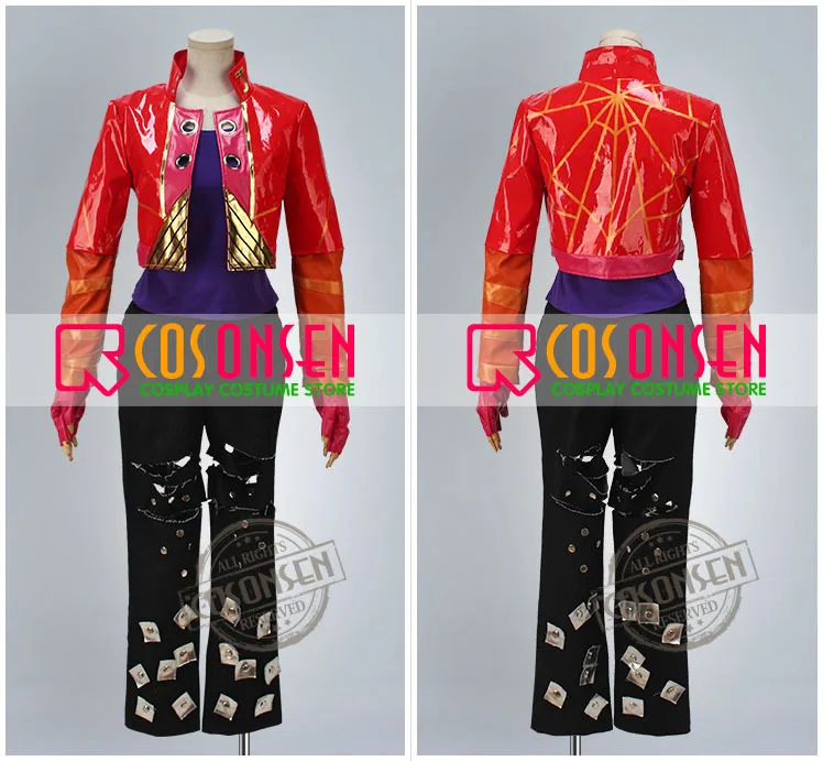 JoJo's Bizarre Adventure OP2 BLOODY STREAM Cosplay Costume All Size COSPLAYONSEN