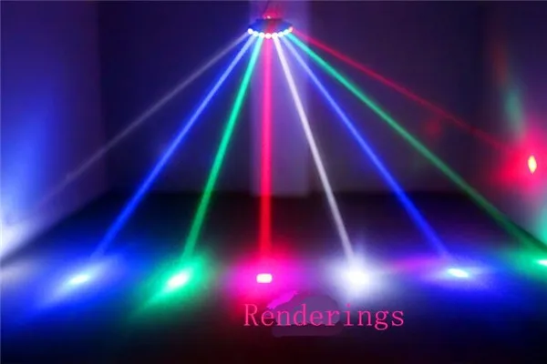 Scanner Eight Eyes LED bright CREE Beam Scan Stage Effect Light/ Eight-eyes Quad Beam bar disco party light efeito de luz