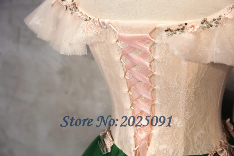 Nắp Xanh Lá Tay Quinceanera Váy 2019 Tull Hóa Trang Bầu Dài Dạ Hội Đầm Sweet 16 Đầm Vestidos De 15 Anos