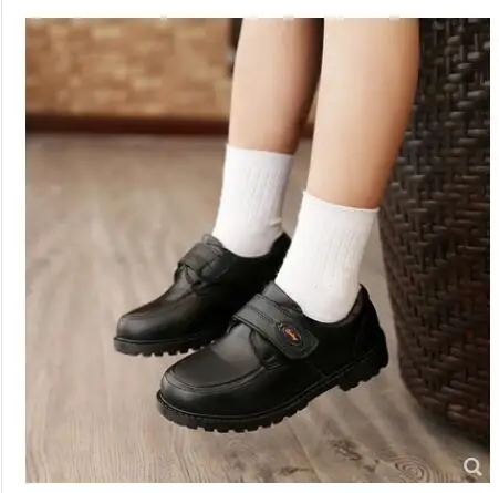 New Genuine Leather Wedding Dress Shoes for Boys Brand Children Black Wedding Shoes Boys Formal Children\'s Leather shoes