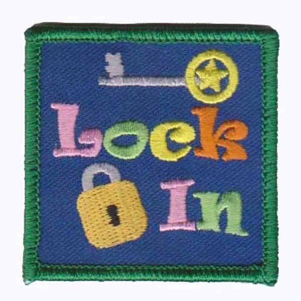 Embroidered Patch with lock in, Customized Designs and Sizes Accepted,, with 50pcs MOQ,100pcs/lot,  free shipping