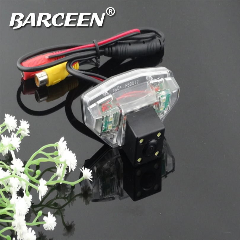 Higest night vision car parking camera bring 4 led and hd ccd image lens apply for Honda CRV 2009 original car rear view system