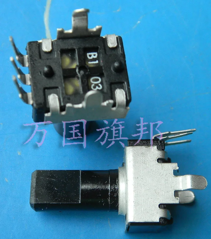 

Free Delivery.09 year 09320932 potentiometer B103 10 B10K K long shank vertical half shaft