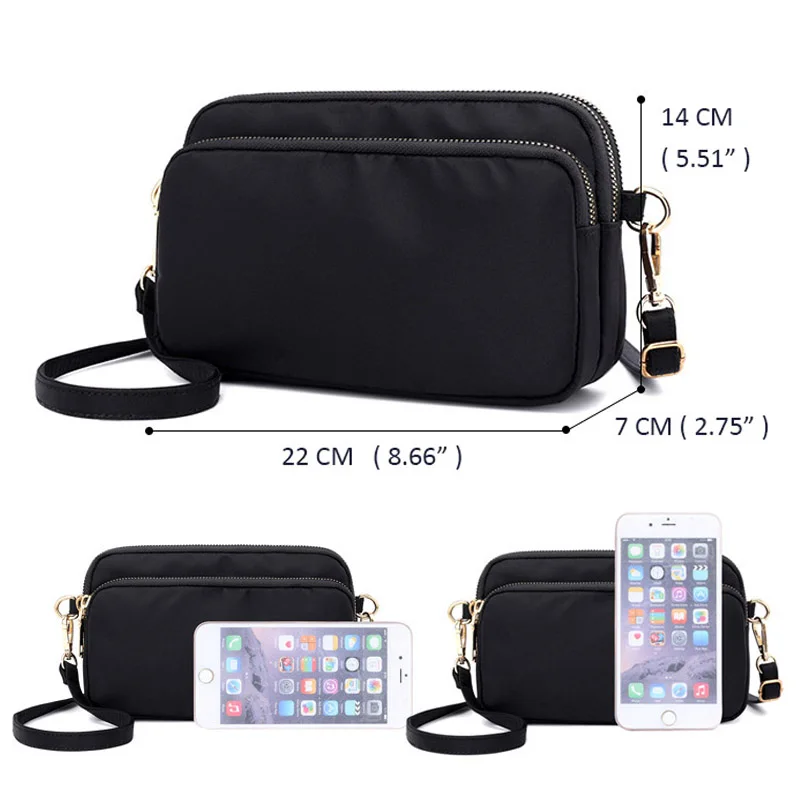 Women\'s Messenger Bags Ladies Nylon Handbag Travel Casual Clutch Bag Shoulder Female High Quality Large Capacity Crossbody Bag