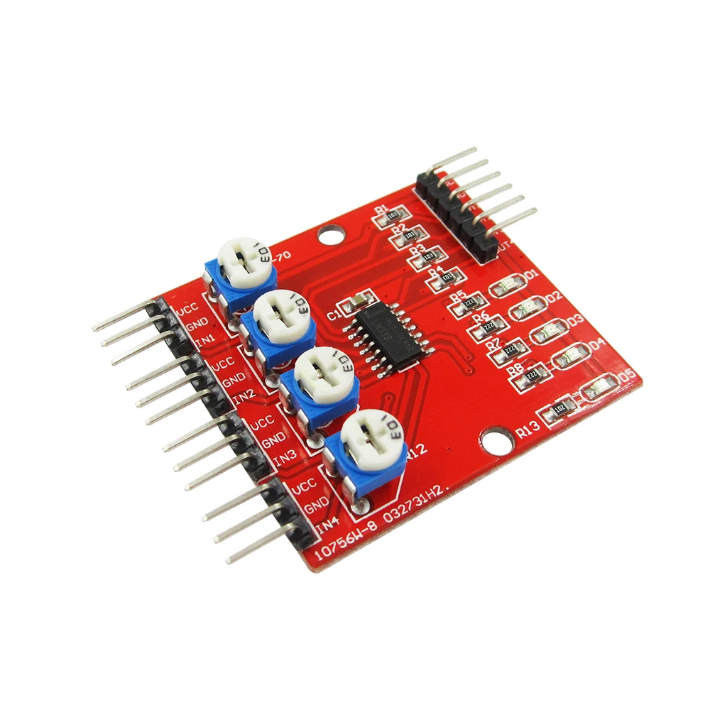 5set Vier-weg infrarot tracing / 4 kanal tracking modul/übertragung linie module/hindernis vermeidung