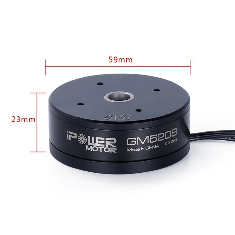 Iflight Ipower GM5208 GM5208-200T 0.3KG 5208 Hollow Shaft Brushless Gimbalมอเตอร์สำหรับDSLR Mountออกแบบมาสำหรับโรเตอร์