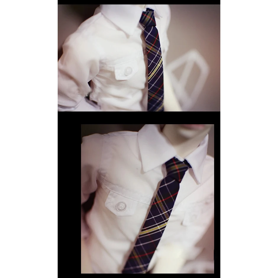 BJD Checks Tie Necktie Suits Fit 1/4 1/3 24