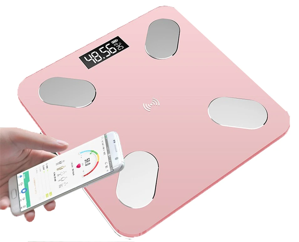 APP  weight scale body fat scale men and women to lose weight fat visceral fat musculoskeletal test health scale 46 health data