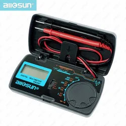 Multimeter Digital 3 1/2 1999t AC/DC Ammeter Voltmeter High-definition LCD Digital Display Screen Voltage Meter All-Sun EM3081