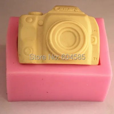 camera 3D handmade soap molds silicone baking tools kitchen accessories cake molds decorations Sugarcraft  FM252