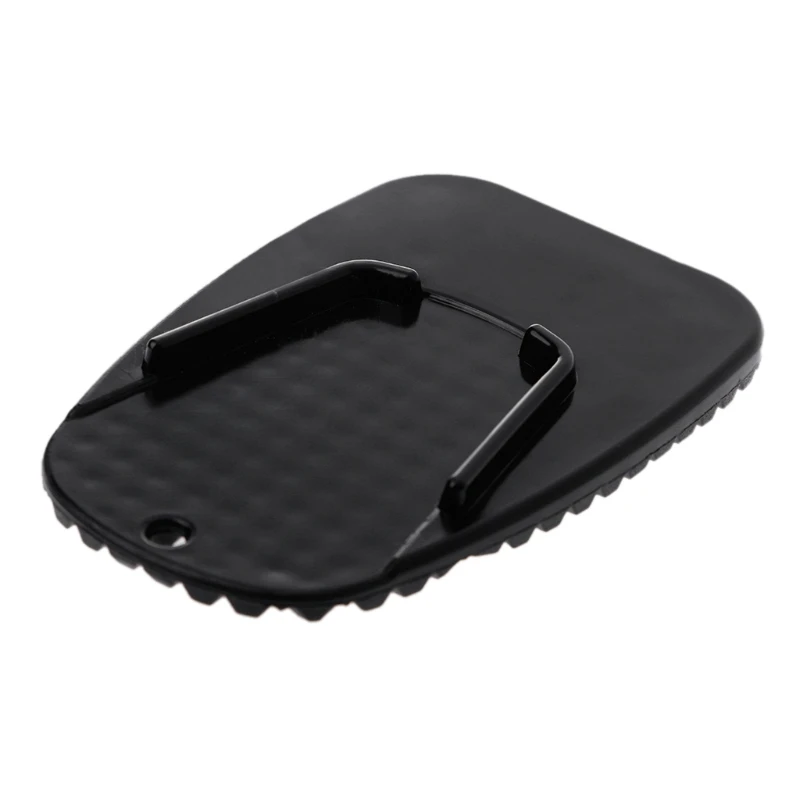 2019 New Black Motorcycle Plastic Kickstand Side Kick Stand Pad Plate Base for Yamaha for Honda Universal Motorbike Parking