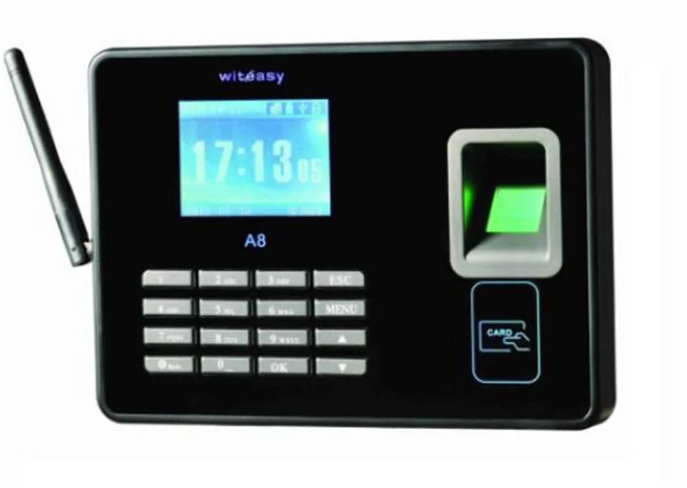 

2.8 Inch TFT Screen Fingerprint/Password/ID Card Time Attendance System A8