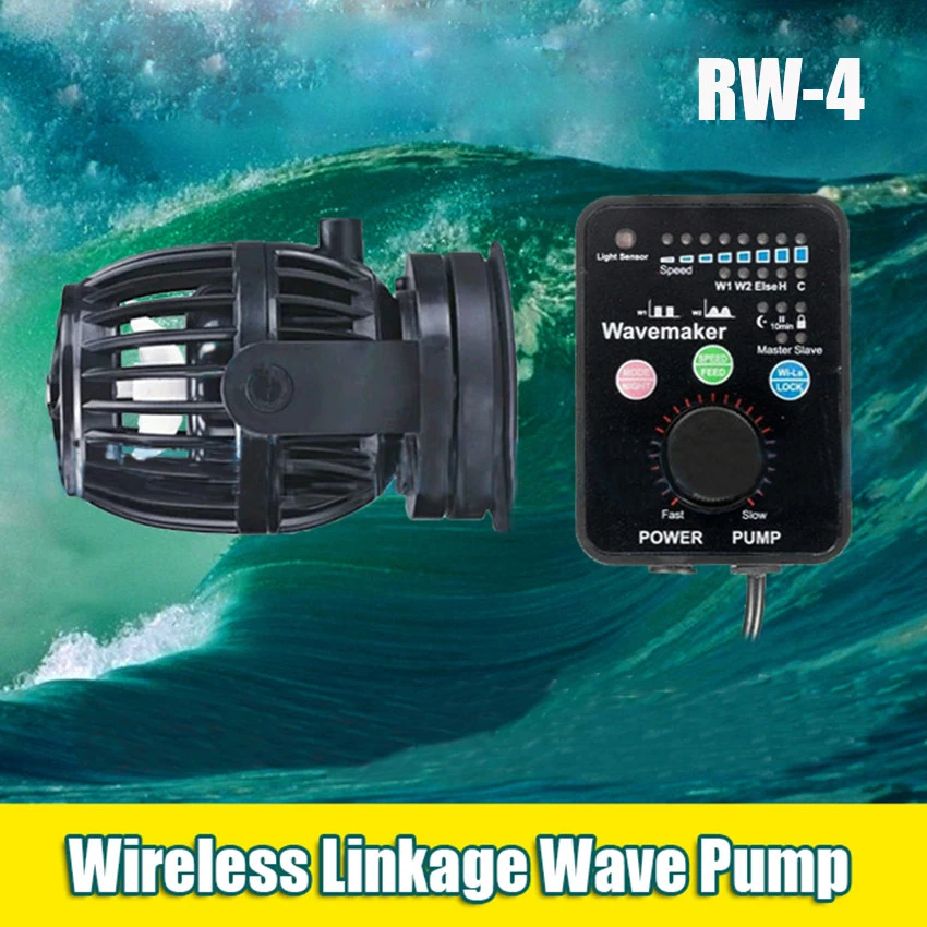 1PC 100~240V 10 W 4000L/H RW-4 Marine Aquarium Wave Make for Wireless Master/Slave Pump Control Hot Selling