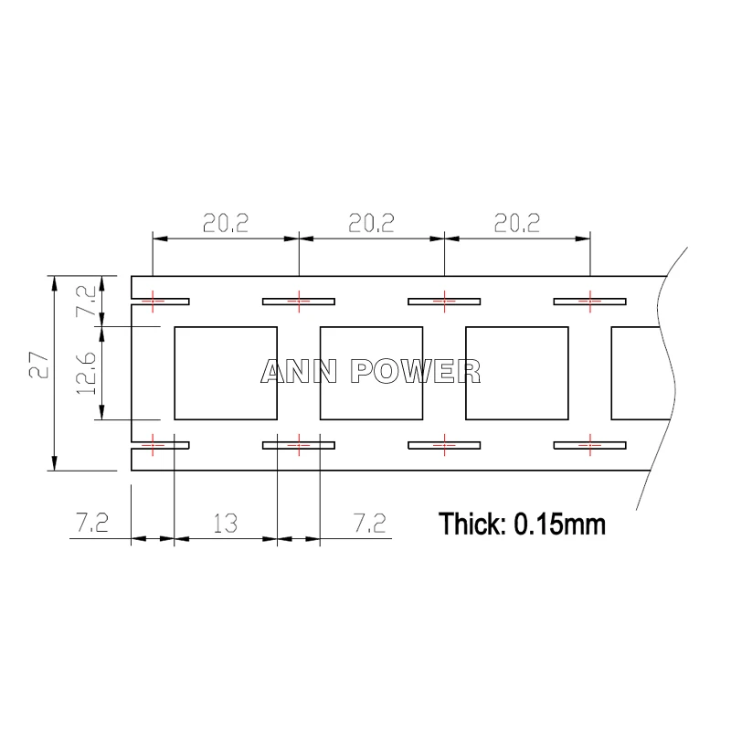 بطارية ليثيوم نيكل 18650 ، حزام نيكل 3P 4P 5P 6P ، لوحة Ni ، تستخدم لحامل البطارية 18650