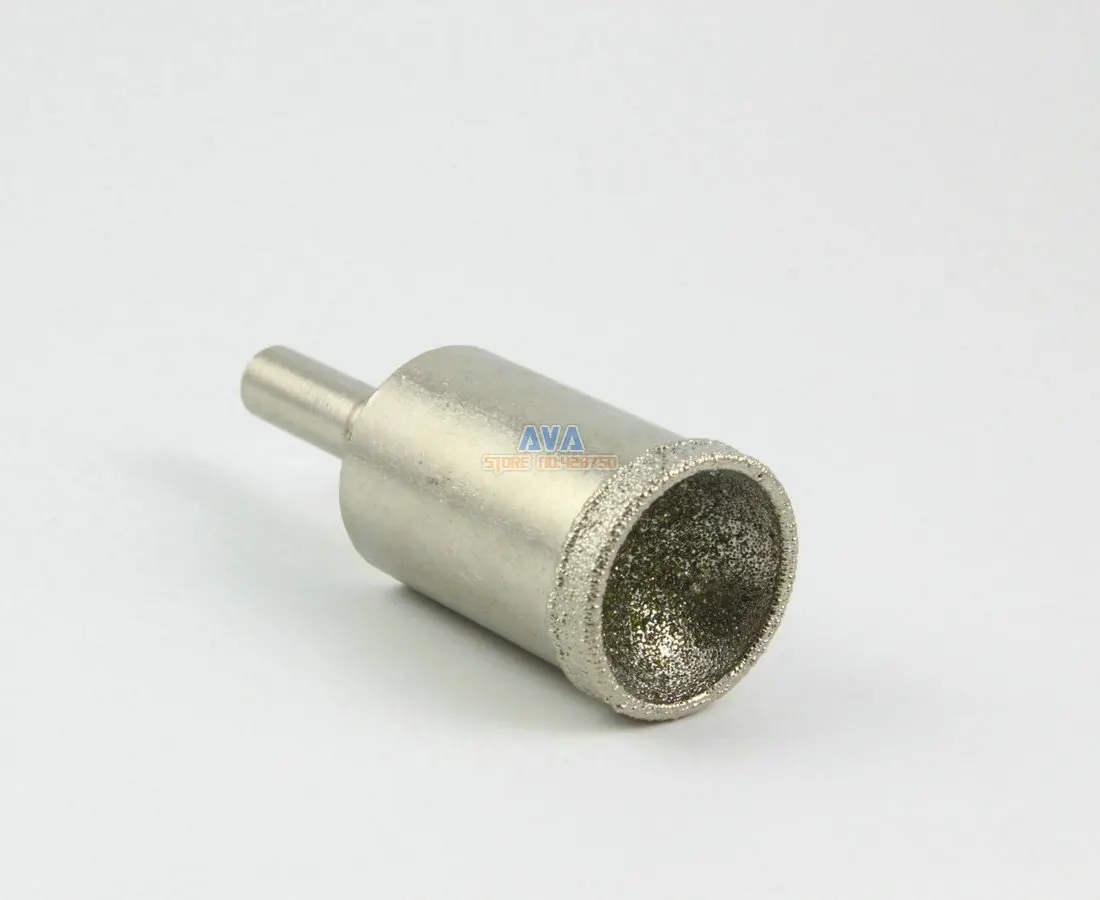 2 Pcs 18mm Diamond Mounted Point Spherical Concave Head Grinding Bit Grit 80