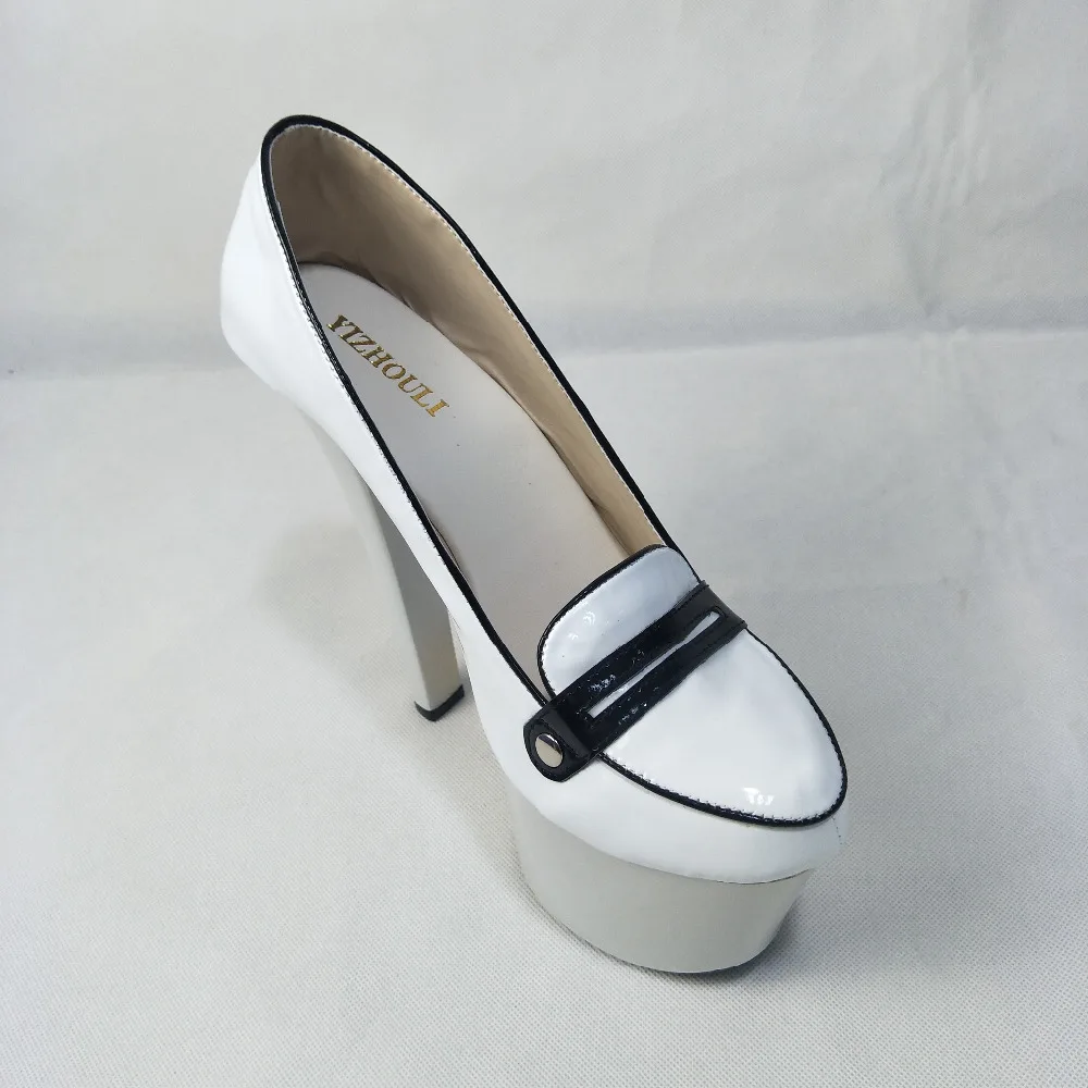 17 cm nightclub princess sexy super high heels, glamour shoe drag enticement bottom paint catwalk single shoe