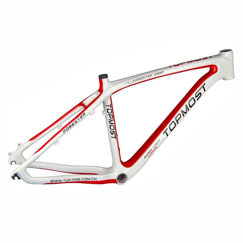 

carbon fibre mtb frame 26 inch mountain bicycle frame with TOPMOST logo coating FM-M674