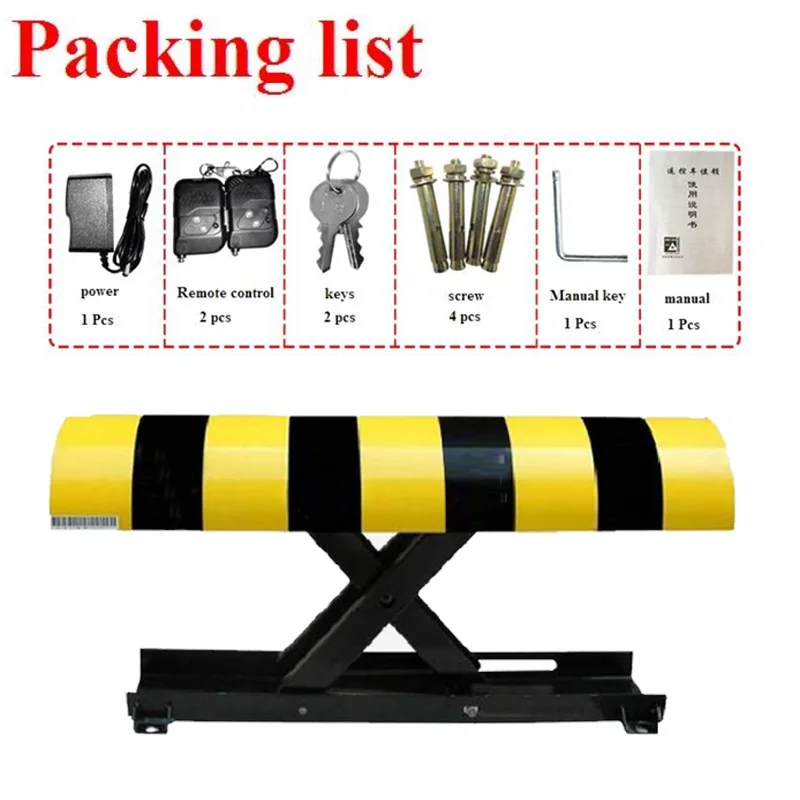 Parking system lock Automatic VIP car parking space barrier lock NO PARKING