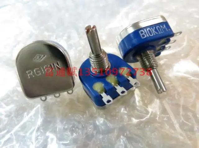 

[VK] HDK potentiometer RG161N-B10K 15mm thin axis shaft diameter 3mm switch