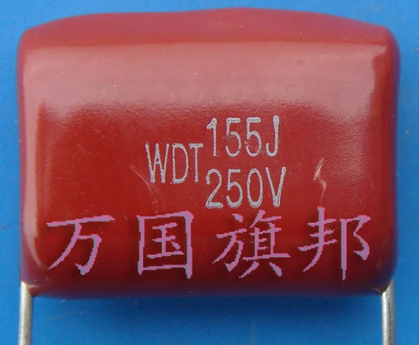 Free Delivery. CL21 metallized polyester capacitor 250 v 155 J 1.5 uF