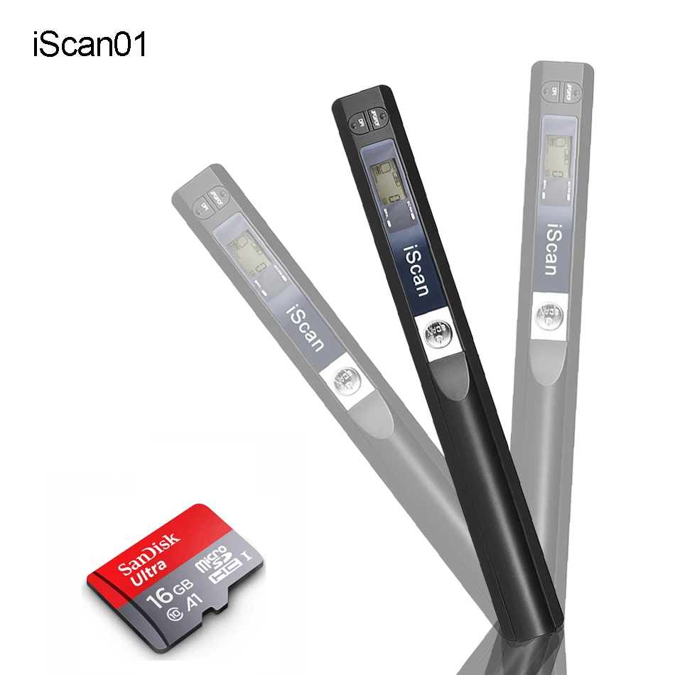 Mini Portable iScan Scanner 900DPI A4 Book Scanner LCD Display JPG/PDF Format Document Image Iscan Handheld Scanner A4 Scaner