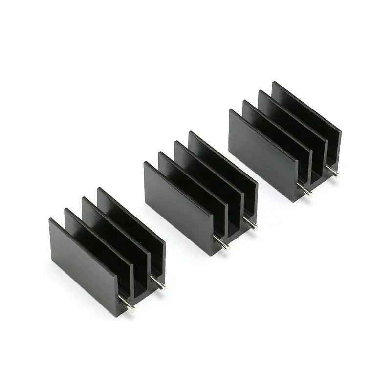 Radiador dissipador de calor, 5 peças, 16*16*25mm a-220, dissipador de calor, refrigeração aleta, alumínio