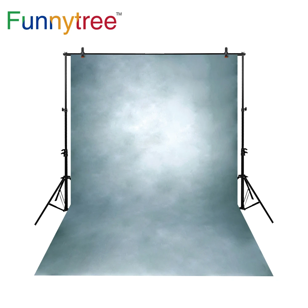 

Funnytree photography backdrops blue gray solid color texture children wedding background for MH-091 studio decoration wallpaper