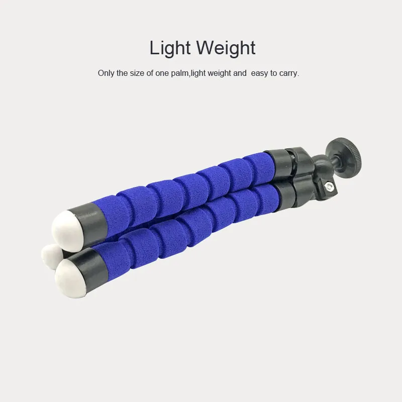 حامل ثلاثي القوائم صغير مرن لبطل Gopro ، ملحقات حامل ثلاثي القوائم ، 4K ، Eken ، H9R ، SJ4000 ، DBPOWER ، AKASO ، 12 ، 11 ، 10 ، 9 ، 8 ، 7 ، 6 ، 5 ، 4 جلسات ، 3