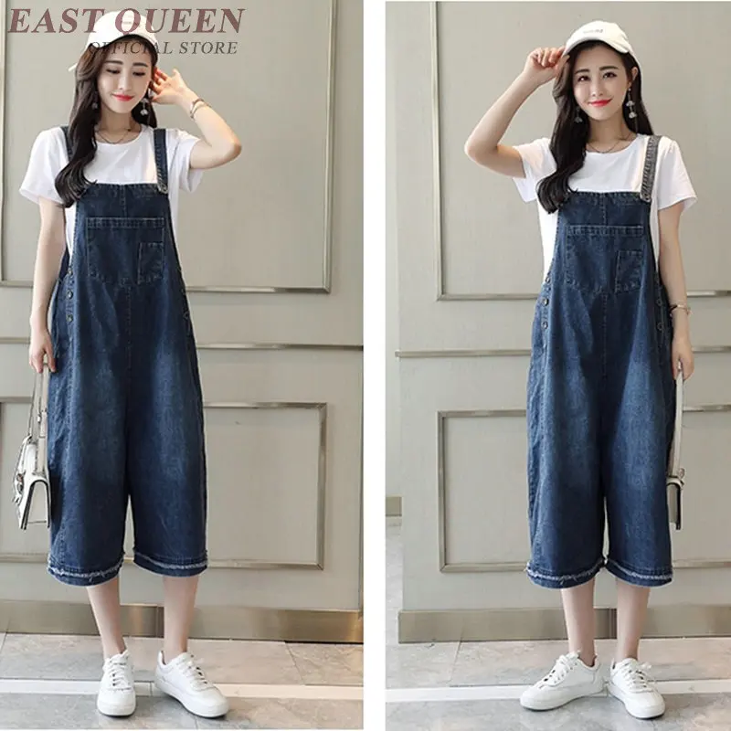 Dungarees Người Phụ Nữ Jumpsuit Quần Jean Dài Quần Yếm Denim Nữ 2019 Rompers Nữ Mùa Đông Jumpsuit Gợi Cảm Dạo Phố DD1215