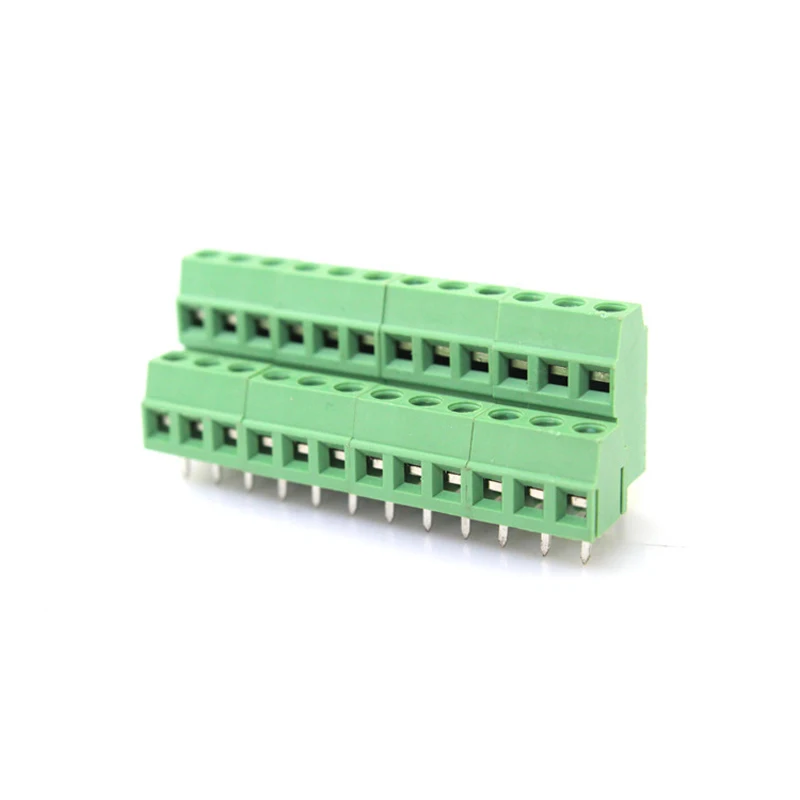 3 pôles 3.81mm / 0.15" Connecteur de bornier à vis PCB à double rangée