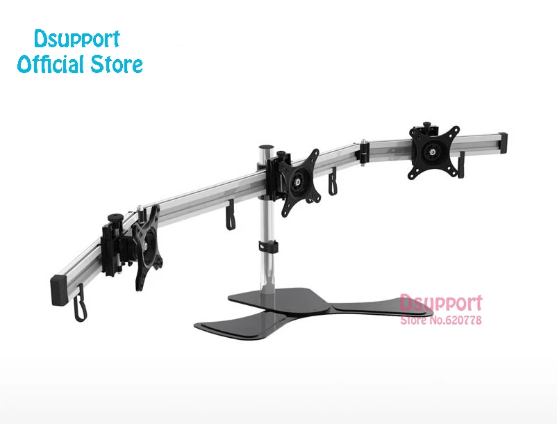 

Aluminum Alloy Desktop Stand Triple Monitor Holder Full Motion TV Mount MP230SL