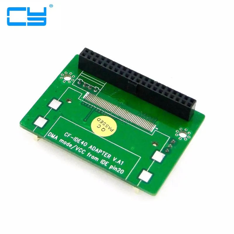 CF Compact Flash Merory Card to Vertical 3.5" 40 Pin IDE Hard Disk Drive HDD SSD Adapter