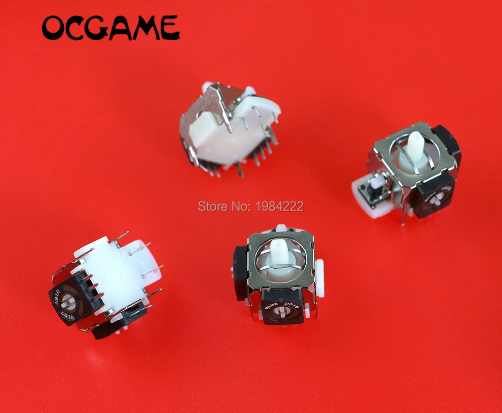 OCGAME 100pcs/lot 3D Analog Joystick Thumbstick Controller Module Thumb Stick Rocker For Xbox 360 PS3 Gaming Repair Parts