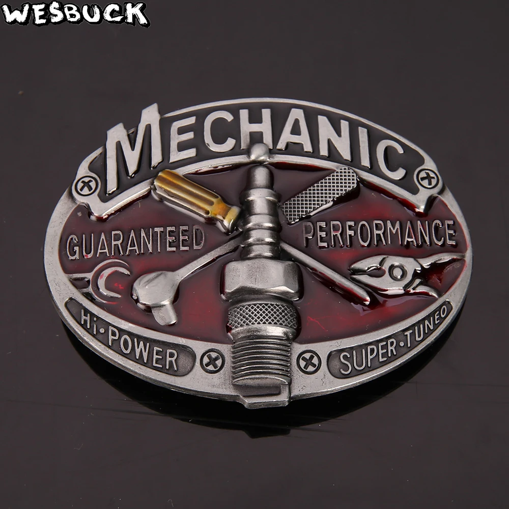 Mens\' Belt Buckle WesBuck Brand Belt Buckle For Men Carpenter Mechanic Cowboy and Cowgirl Metal Tool Western Buckles