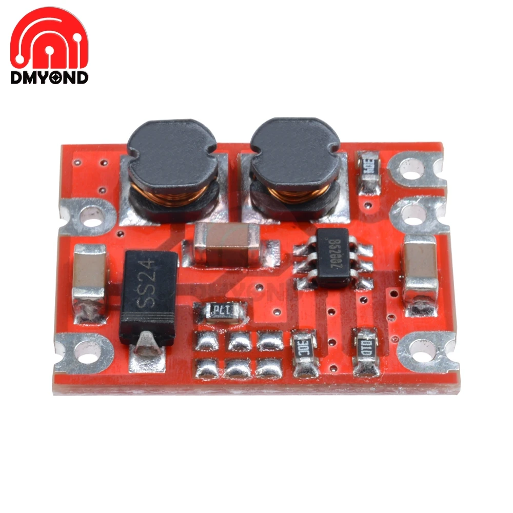 3.3V/5V/4.2V/9V/12V DC-DC Automatic Buck Boost Power Module S09 Step Up and Down Board Input 3V-15V Output Electronic DIY PCB