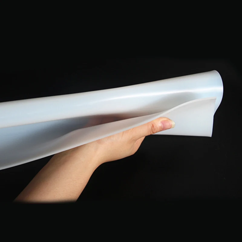 Tấm Cao Su Silicone 500x500mm Rõ Ràng Mờ Tấm Mat Chịu Nhiệt Độ Cao 100% Trinh Nữ Silikon Cao Su Pad