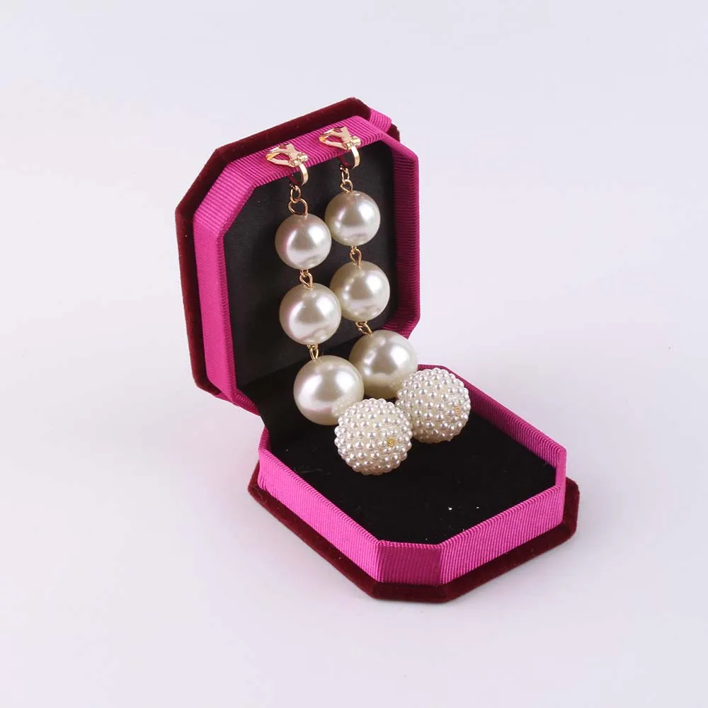 Long pearl clip on earrings charm pendant White Simulated-Pearl No Pierced Ear Cuff Accessories Earings Fashion Jewelry JIOFREE