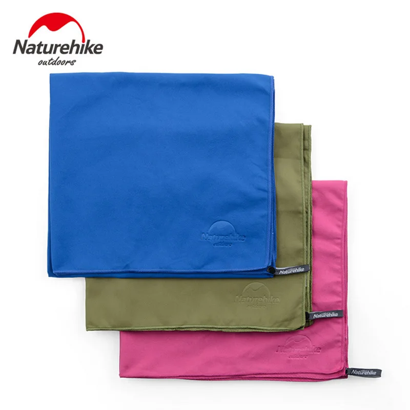 Naturehike NH15A003-P Microfiber Antibacterial Ultralight Quick Drying Bath Towel Travel Camping Hiking Hand Face Towels