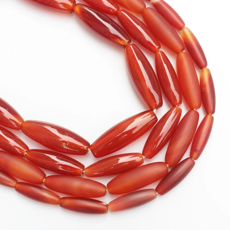 Red Agate Oval Beads , 15inch per strand 6-30mm , For DIY Jewelry Making