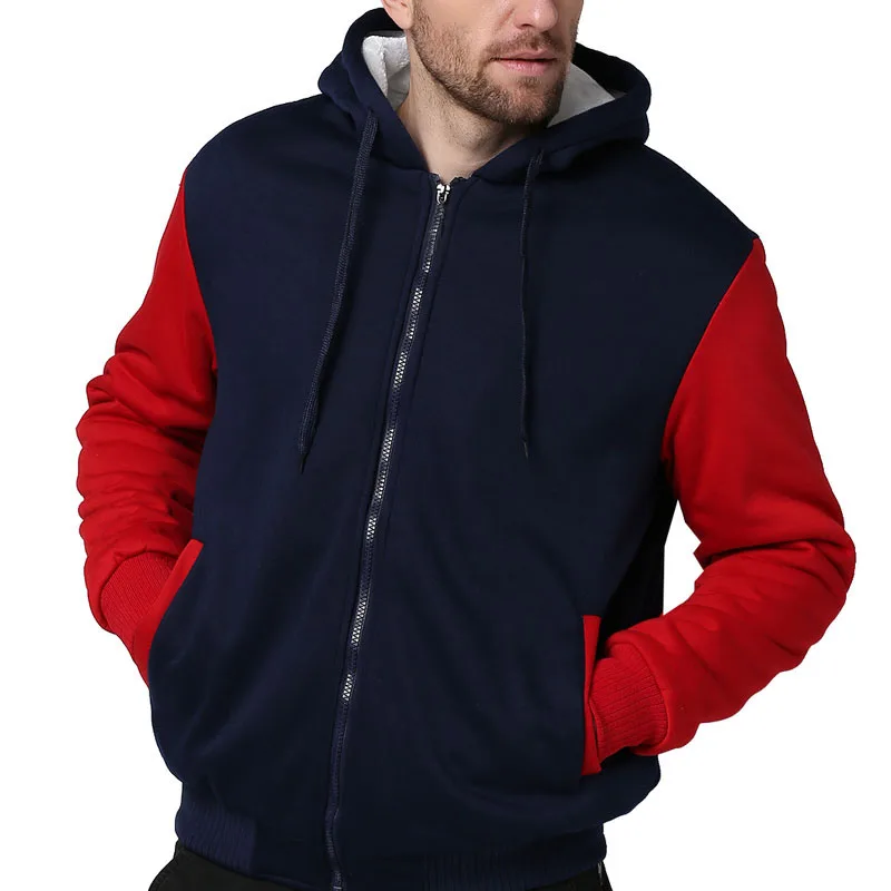 MFERLIER Plus Size Autumn Winter Fleece Hoodie Men 5XL 6XL 7XL 8XL Bust 154cm Casual Large Size Hoodies 4 colors