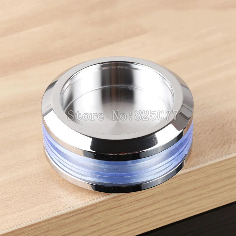 1PCS 304 Stainless steel round handle for bathroom sliding door invisible handle ED57