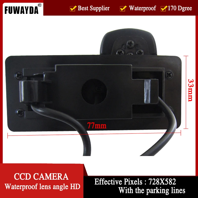 FUWAYDA Color Car Rear View Camera for Nissan Maxima Cefiro Teana Paladin Tiida Sylphy ,with 4.3 Inch foldable LCD TFT Monitor