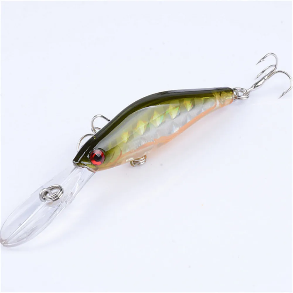 1 pz 9.5cm 7g esche da pesca Laser qualità professionale pesciolino Wobblers Crankbait artificiale fare plastica pesce Peche Swimbait